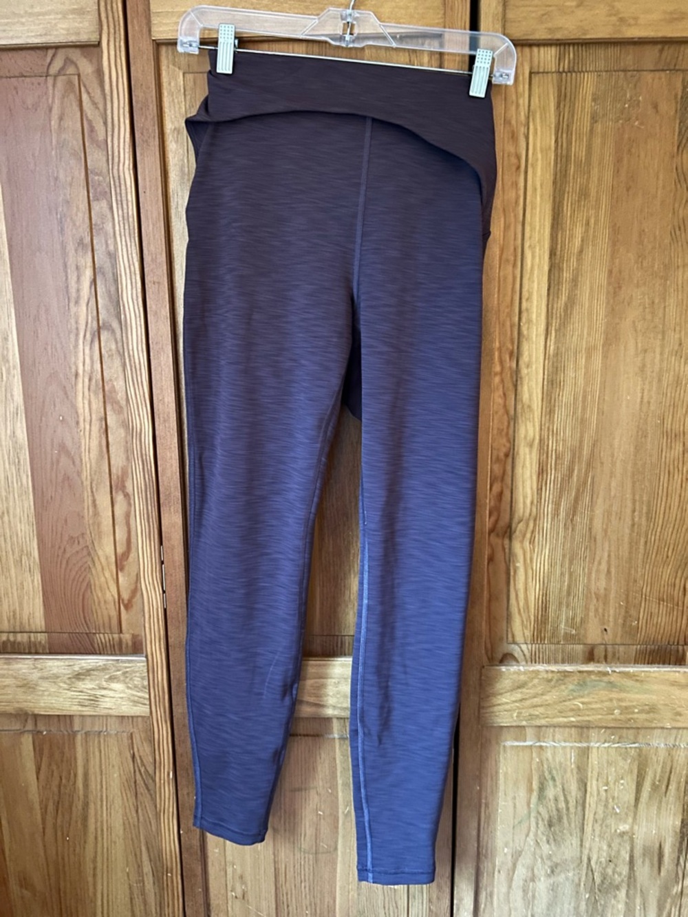 lululemon heathered plum high-rise leggings